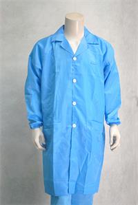 HT29021-1 esd coat blue, stripe button style